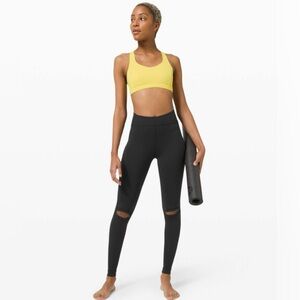 lululemon force within high rise tight 4 small full length black